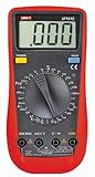 multímetro digital uni-t ut139c Tensión CA (máx.): 750 V Uni-T UT-151C Multímetro digital manual AC/DC con temperatura, rojo