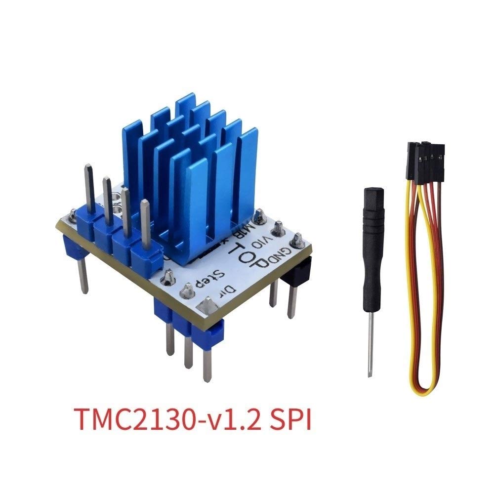 Druckerteile 1/4pcs 2130 V1.2 mit SPI MKS Stepper Motor StepStick Mute Driver für 3D-Drucker Control Board Ersatzteile (Größe: 4pcs TMC 2130 V1.2) (Size : 4pcs TMC 2130 V1.2)