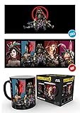 10oz Ceramic Mug GB Eye Limited Borderlands 3 Characters 10oz 300ml Breakfast Coffe Heat Changing Ceramic Mug
