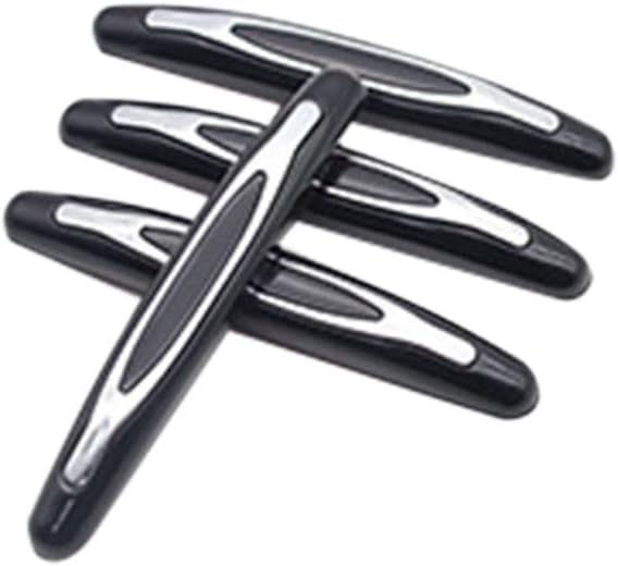 KAKAT 4Pcs Anti-Scratch,Anti-Collision, Anti-Friction, for Auto Vehicle SUV Truck Car Door Bumper Guard Protector Bumper Protection Strips (Black)