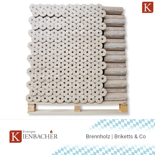 Holzbriketts Kienbacher Nestro 500 kg Palette mit Zugloch