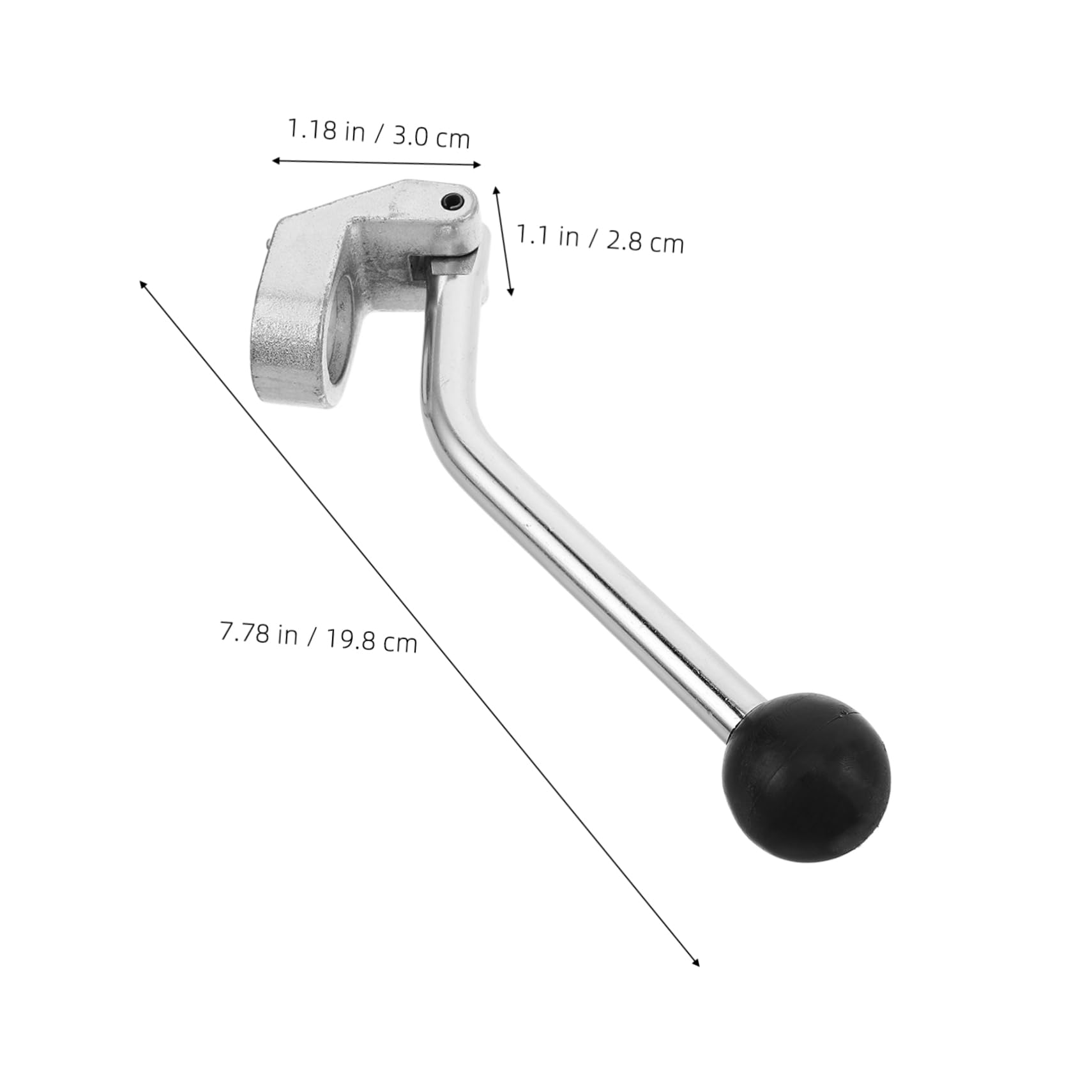 SOLUSTRE Hand Gear Lever Shifter Universal Lift Machine with Handle Drop Valve for Easy and Safe Heavy Object Handling Ideal for Industrial