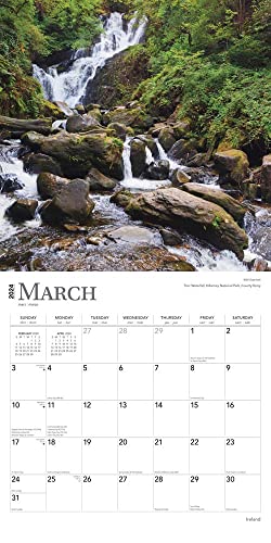 Ireland | 2024 12 X 24 Inch Monthly Square Wall Calendar | Browntrout | Scenic Travel Dublin Irish #TOP2