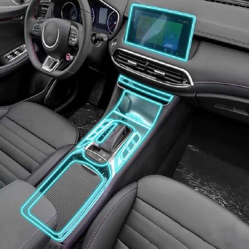 Protector de TPU transparente para la consola central del coche MG HS de viaje
