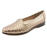 luichiny platforms Almond Toe Loafer mit gewebtem Leder Obermaterial mit gestapeltem Absatz