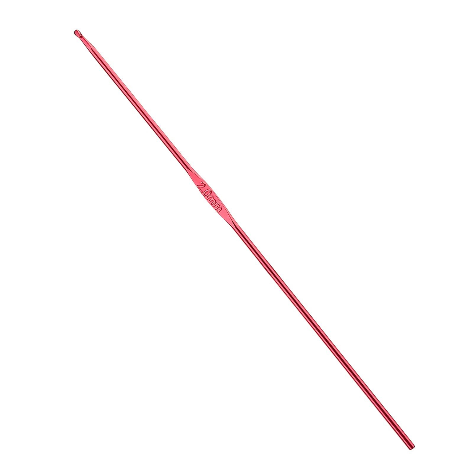 Photo 1 of 2mm Aluminum Crochet Hook, Smooth Crochet Needles, Knitting Needles for Yarn Craft, Great Handmade DIY Present for Friends, Random Color