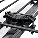 LT Sport 61-inch Universal Rooftop Basket Adjustable Length Extension Cargo Rack Heavy Duty Roof Top Storage Luggage Carrier Holder Cross Bar Mount for SUV Van Sedan RV