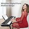 What Is the Best Digital Stage Piano? 34 88 Key Piano Keyboard, Semi Weighted Electronic Digital Piano with Music Stand, Power Supply, Sustain Pedal, Bluetooth, Stand, MIDI, for Beginner Professional at Home, Stage #5