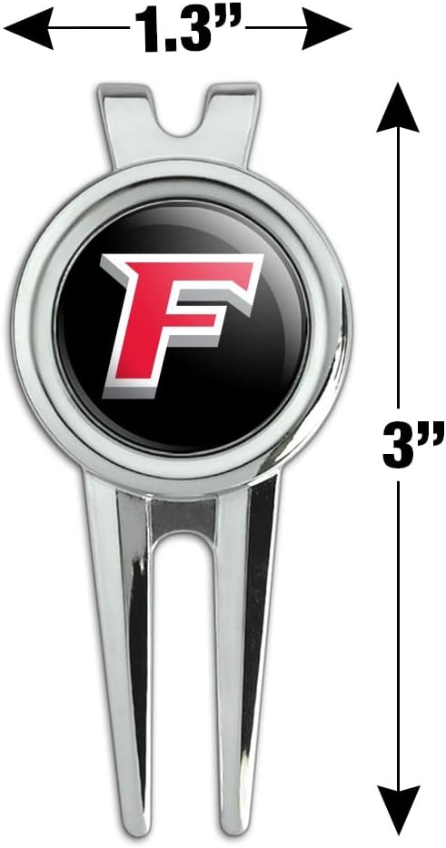 review GRAPHICS & MORE Fairfield University Secondary Logo Golf Divot Repair Tool and Ball Marker