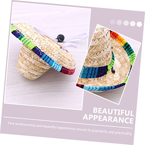 Mipcase Decoração 2 Pçs Chapéu De Adereço Gato Decoração Para Animais De Estimação Sombrero Proteção