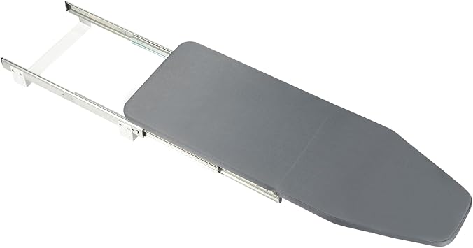 TFCFL Retractable Ironing Board Closet Pull-Out Stow Away in The Cabinet, 31.5" X 11.5" Closet Pull-Out Ironing Board, 180 Rotation, Folding Ironing Board with Removable Ironing Board Cover