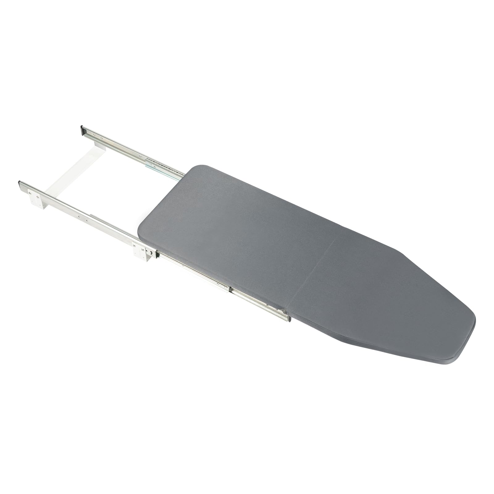 Tabla de planchar plegable para armario, 180°, gris, 80 x 30 cm, silenciosa