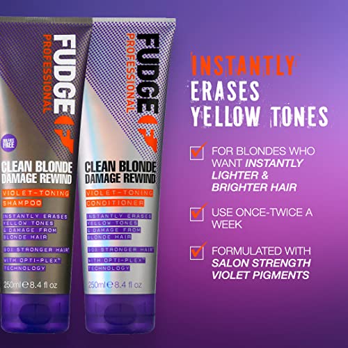 Shampoo By Fudge Clean Blonde Damage Rewind Violet-Toning Shampoo 1000Ml #TOP3