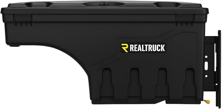 RealTruck UnderCover SwingCase Truck Bed Storage Box | SC401D | Fits 2005 - 2023 Toyota Tacoma Drivers Side - 19-23 With Factory Storage Box