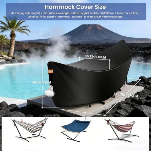 Housse de hamac imperméable et bâche de protection extérieure pour jardin et camping