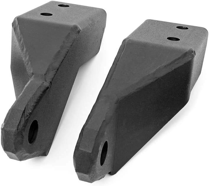 Rough Country Tow Hook Shackle Mounts for 20072021 Toyota Tundra RS146, Black, Tow Bars