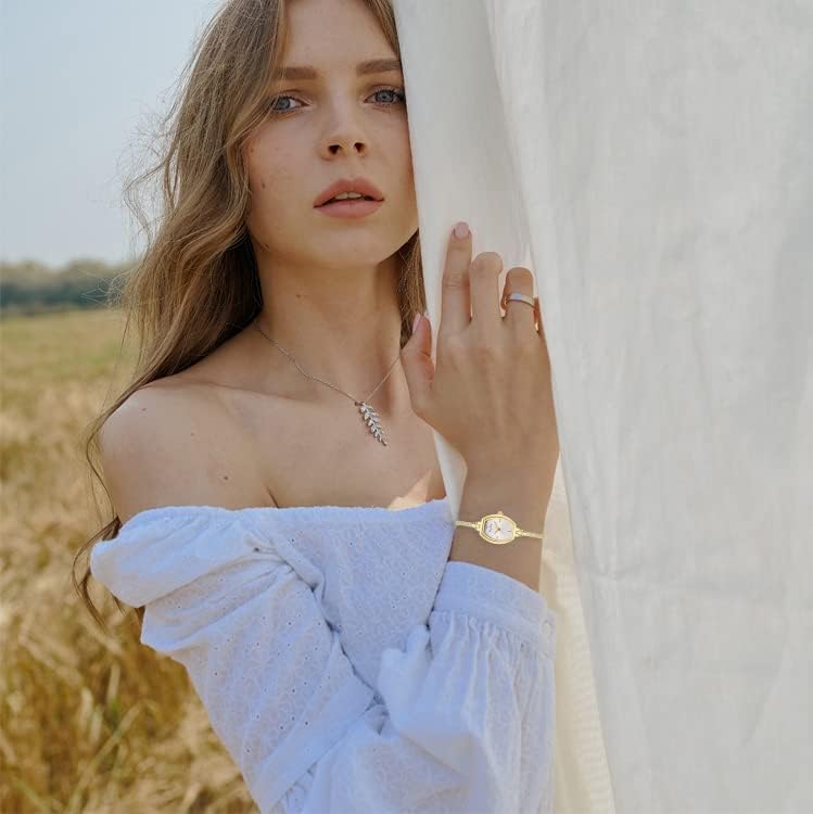 Petite Bracelet Watch for Women, Gifts for Girlfriend Diamond Dress Analog Watch Waterproof - Image 7