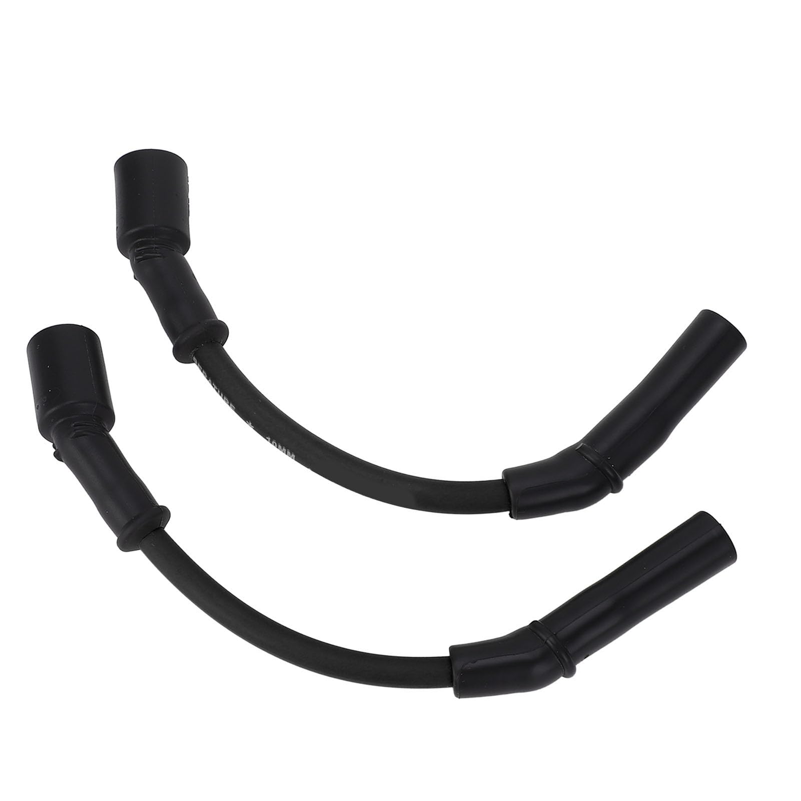 2 Pcs 10,4 Mm Filo per Candele Set Kit di Filo di Accensione a Spina Ad Alta Efficienza per Macchine in Serie XB9 XB12 (Nero)