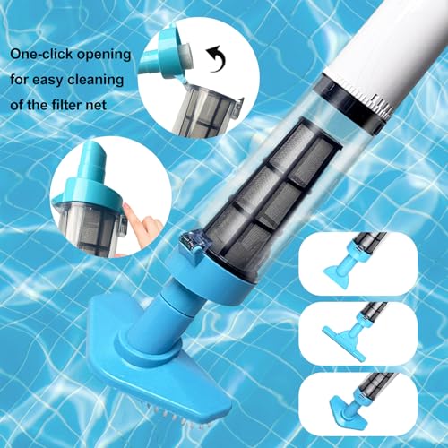YSMJ 3 in 1 Cordless Rechargeable Pool Vacuum spa hot tub