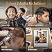 Jack & Rose Haarschneidemaschine, Profi Haarschneider Kabellos & Wiederaufladbar, IPX7 Wasserdichte Präzisionstrimmer, Bartschneider, Friseur, Rasierer, Pflegeset für Herren