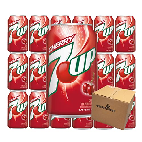7Up Cherry Soda, 18 Cans, 12 Fl Oz #TOP24