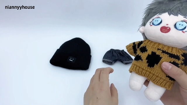 Amazon.co.jp: niannyyhouse 人形の服 20cm 着せ替え 帽子+セーター+半