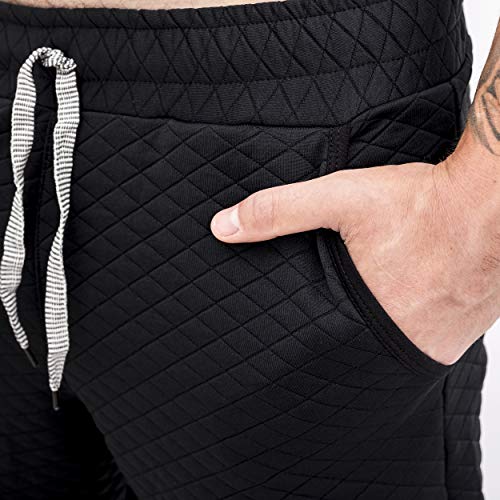 Bermuda Moletom Matelassê Polo Fish (PRETA, G)