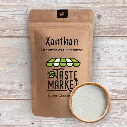 Xanthan Gum 100 g Glutenfrei natürliches Bindemittel Vegan für Herstellung von Speiseis, Kuchen, Saucen Xanthangummi von Taste Market
