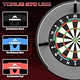 Mission Darts TOR270 Torus 270 | Dartboard LED Lighting System with Easy Access Area for Unrestricted Play, Sand Blasted Black (Sand Blasted Black, USB) - Image 3