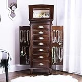 Hives and Honey Hillary Jewelry Armoire, Dark Walnut