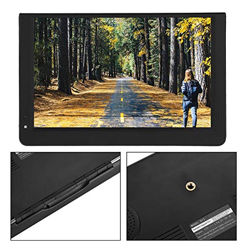 Small Flatscreen Tv, Portable Widescreen Lcd Display, 12" Portable Widescreen Lcd Tv With Remote Control Color Screen 1080P Atv/Uhf/Vhf, 1280800 Digial Tv And Atv Support Av In/Out, Mmc Card #TOP6