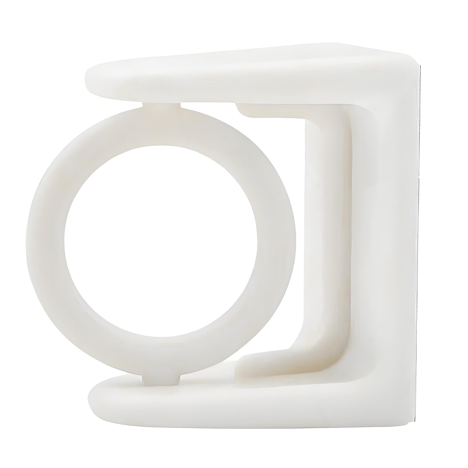 Tsophreniq Sturdy Swivels Hook Bracket Designed for Easy Setups on Various Tension Rods and Rails Quick Mount Shelf Hook