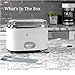 Russell Hobbs TR9150WTR Retro Style 2-Slice Toaster, White