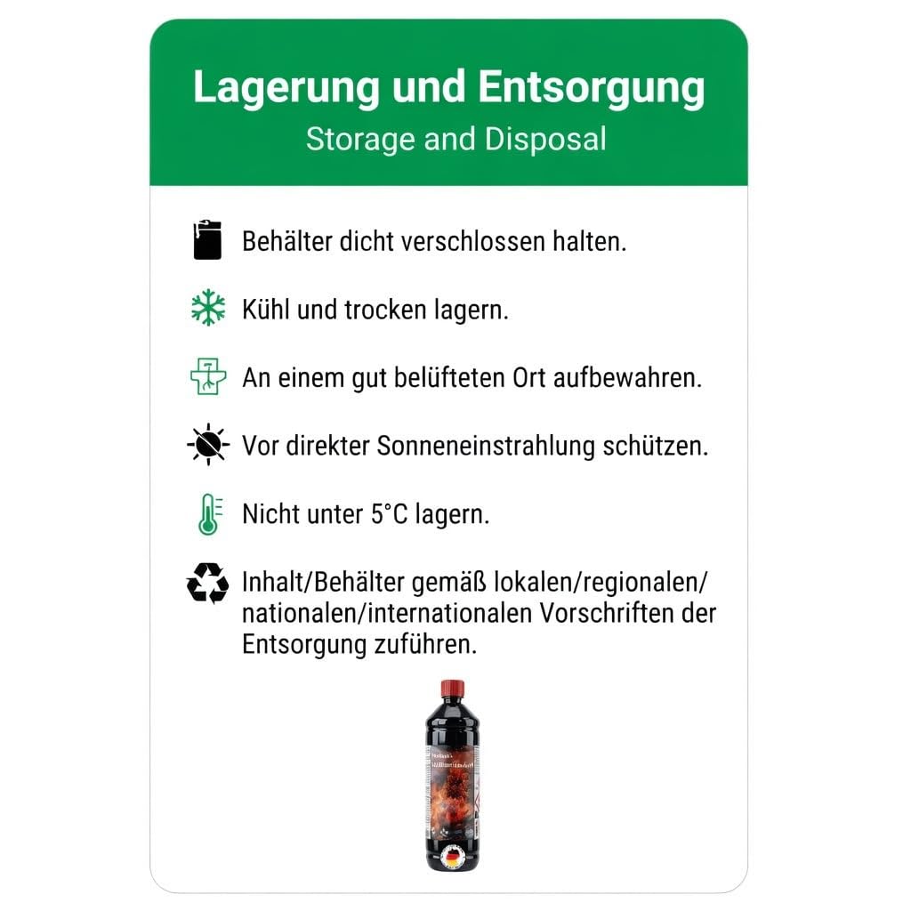 Wotan’s Grillanzündgel – Sicherheits-Grillanzünder flüssig für Holzkohle & Briketts – Geruchsarm & Rauchfrei – mit Kindersicherung (7x1 Liter)