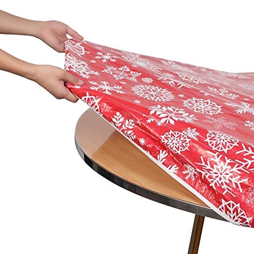 Tovaglia Rotonda Con Bordo Elastico, 114-142 Cm