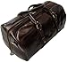 Produktbild Reisetasche aus italienischem Echtleder - Weekender- & Handgepäckgröße - Dunkelbraun