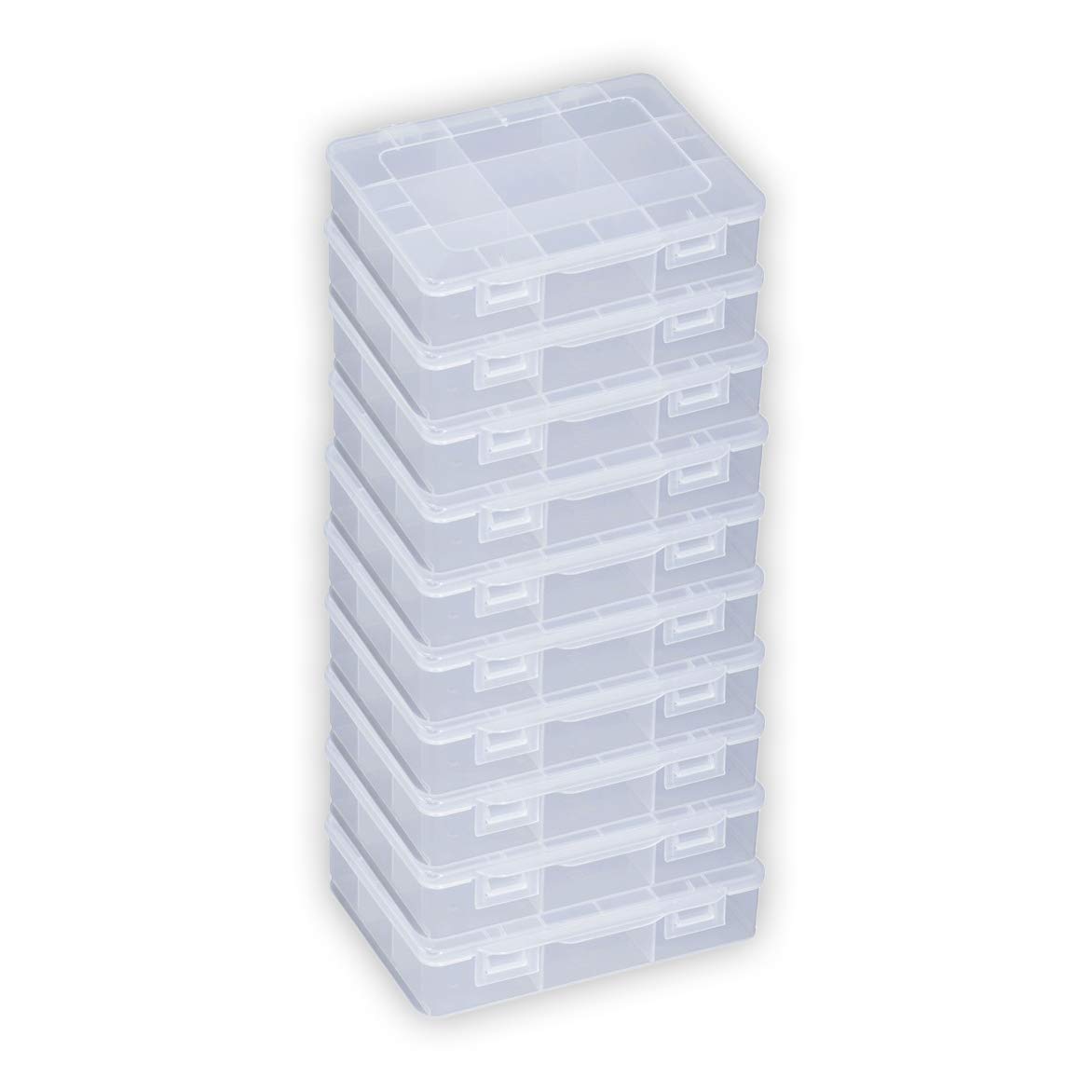 10x EuroPlus Basic 18/9 457190 Sortimentskasten Kiste Kleinteile-Box Kasten Allit