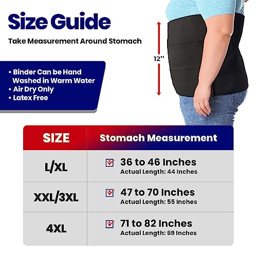 Faja Abdominal Talla 4XL Juego Negro y Blanco miniatura 7