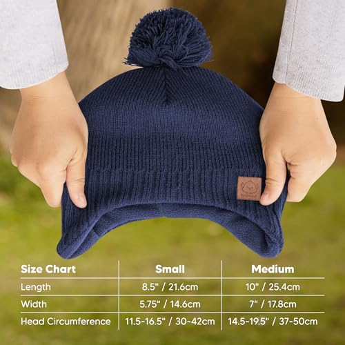 Image of KeaBabies Baby Beanie, Baby Hats for Baby Boys, Girls - Baby Winter Hat, Baby Beanies,Newborn Beanie,Baby Boy Beanie, Baby Girl Hats,Toddler Boy Hat, Newborn Hats, Infant Hat,Hats for Kids(Navy)