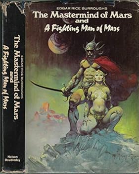 1973 Vtg Mastermind Fighting Man of Mars Edgar Rice Burroughs Frank Frazetta Art