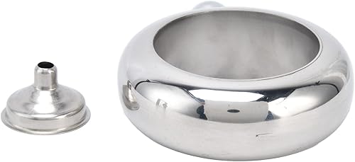 Miniatura 7 de Frasco con forma de brazalete, 3.4 fl oz de acero inoxidable duradero pulsera jarra de vino, botella de vino portátil, botella de whisky para beber