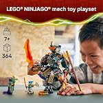 LEGO NINJAGO Cole’s Mission Mech & Dragon Zane Building Toy for Boys, Girls & Kids, Ages 7+ - Poseable Mech W/Cole, Acid Monster, & Zane Minifigures for Pretend Play - Gift Idea for Birthdays - 71854