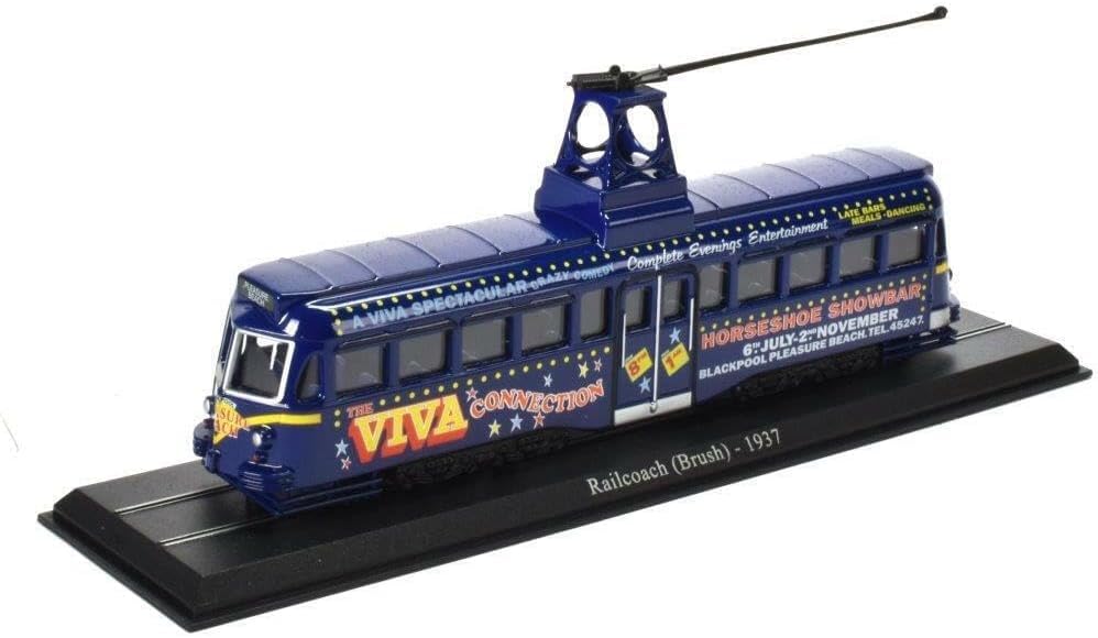 BPL MODEL TRAM RAILCOACH BRUSH 1:76 SCALE ATLAS OOC BUS PLEASURE BEACH 4648103