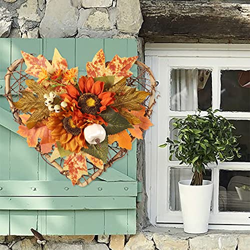 Couronne d'automne Murale Intérieure Extérieure Sans Entretien - 5