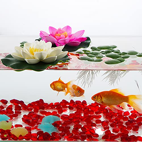 2 Pack Artificial Floating Duckweed Plant Mini Plastic Aquarium Fish Tank Pond Simulation Plant #TOP1