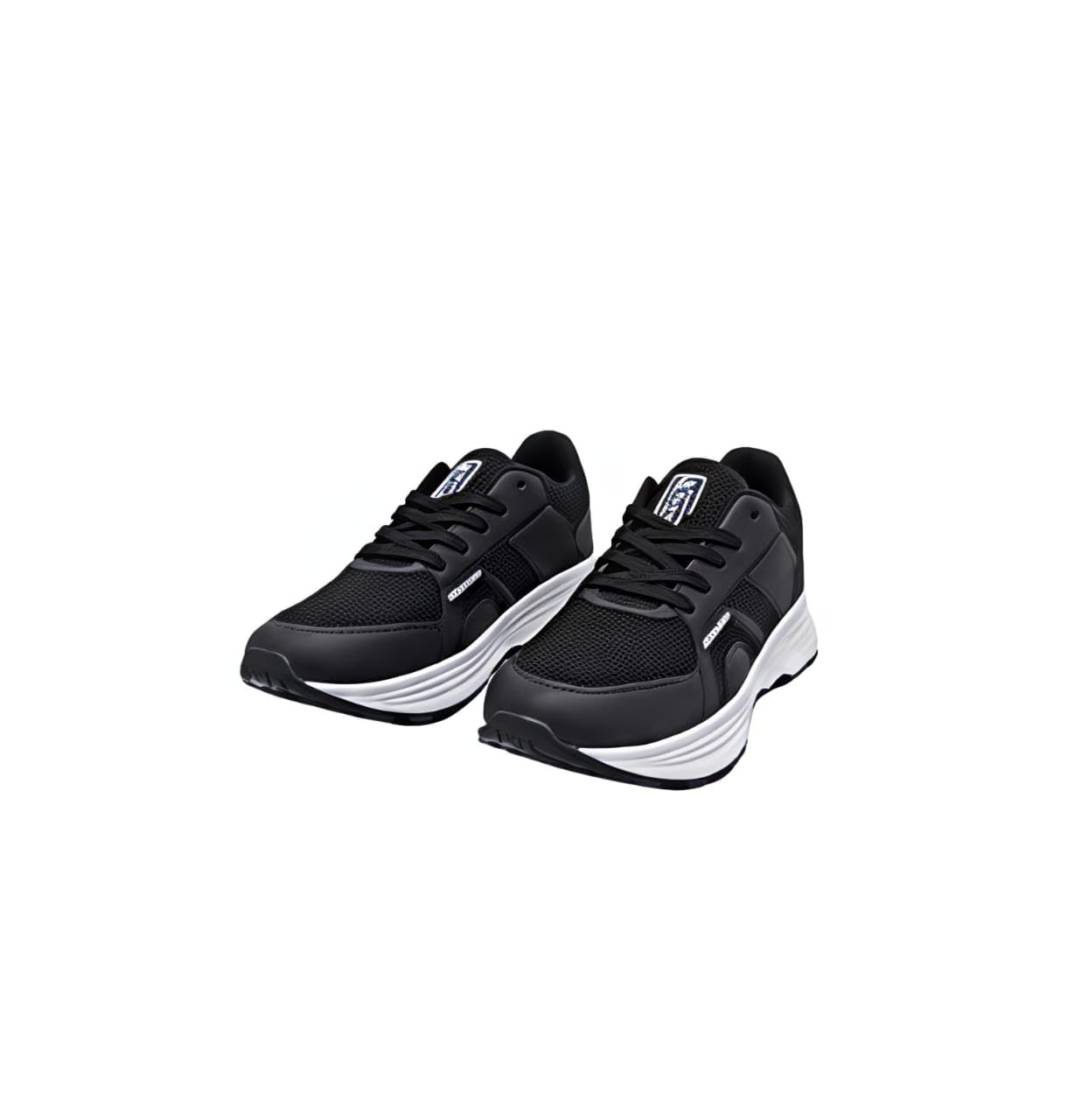 HIFAX Premium Men White Black Sports Shoes, Casual Shoes with Comfortable, Flexible and Stylish Look-picture-10