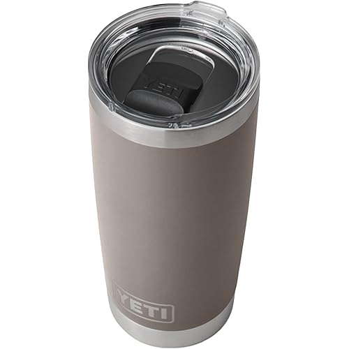 YETI Rambler 20 oz Tumbler, Stainless Steel, Vacuum Insulated with MagSlider Lid, Sharptail Taupe