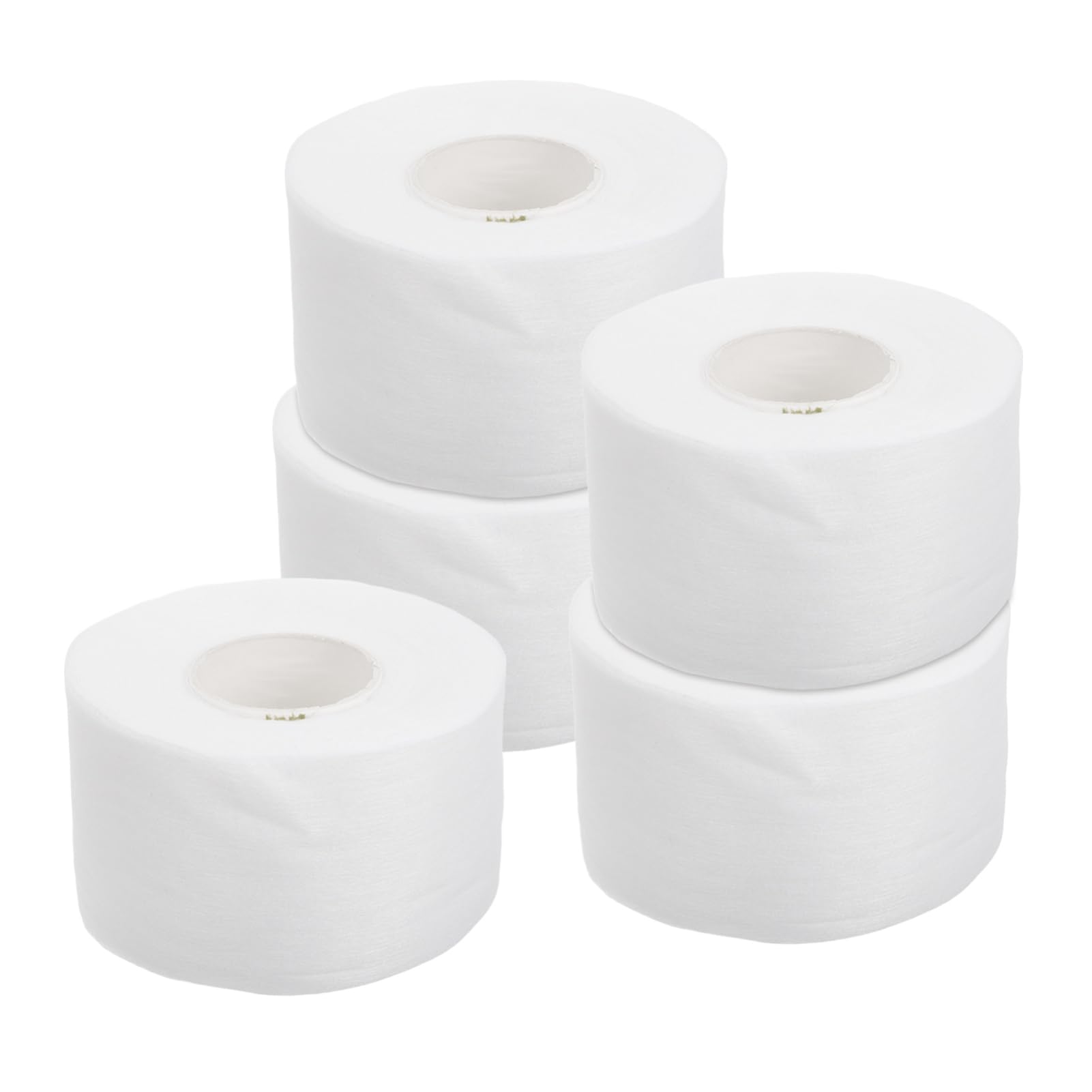 Beavorty 5 Pack Barber Neck Strips Hair Scarf Cotton Neck Wraps Disposable for Cutting Soft Comfortable for Salon Use