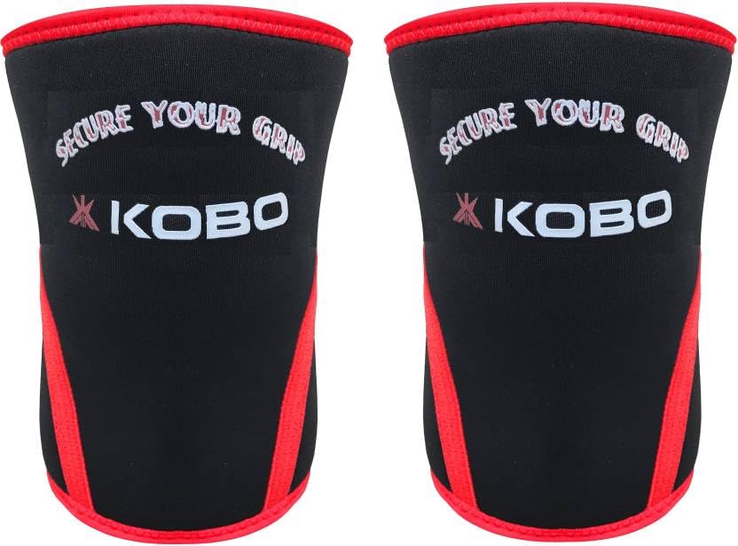 Kobo 7 mm Knee Cap Compression Support Knee Sleeves for Powerlifting Gym Squats Running Cycling Sports Jogging Workout Pain Relief (Material: Neoprene & Spandex) (B0CRH9PXX3) Amazon Price History, Amazon Price Tracker