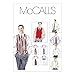Produktbild McCall 's Schnittmuster 2447 Herren Weste Größen: xl-xxl-xxxl